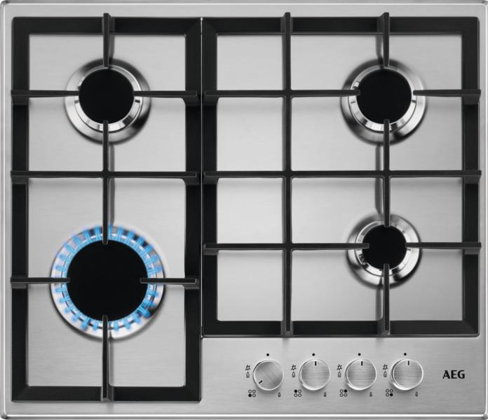 Produktbild AEG HGB64200SM - Slim Line - Inbouw gaskookplaat