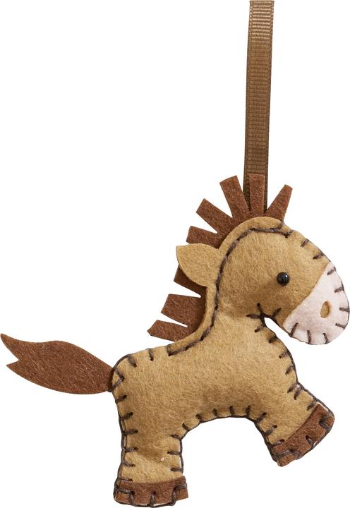 Actual product image Magni Mini Felt Sewing Set Horse 11 pieces