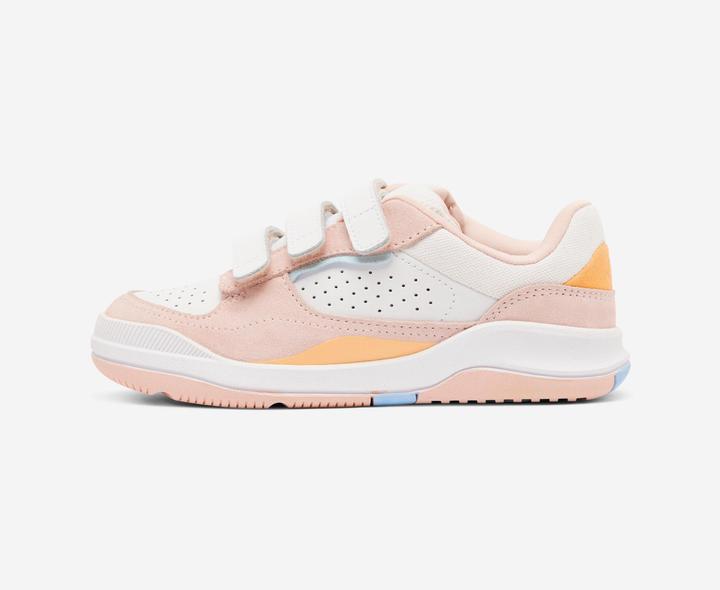 Decathlon Turnschuhe Kinder Klettverschluss - Playventure City weiss/rosa (32)