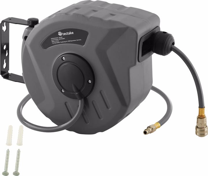 tectake Tuyau d'air comprimé avec tambour