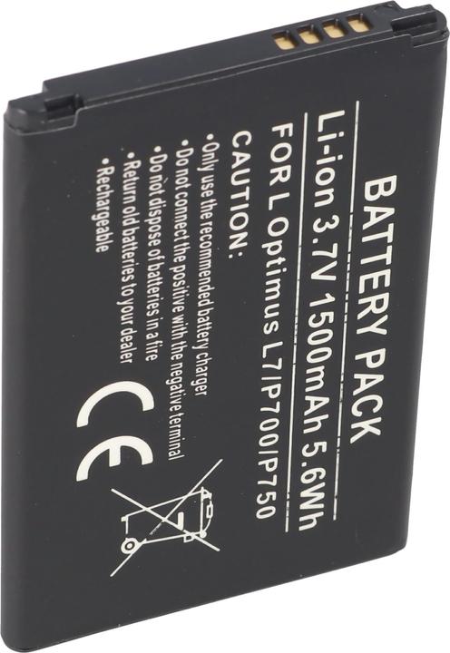 Actual product image LG Akku Optimus L7, Optimus P700, BL-44JH