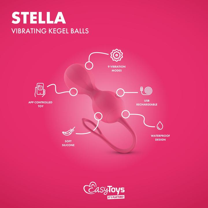 Actual product image Easytoys EasyConnect Appgesteuerte VibrationsKegelbälle
