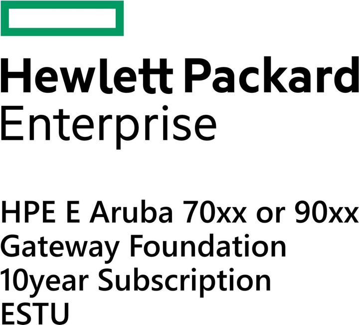 Produktbild HPE E Aruba 70xx or 90xx Gateway Foundation 10yr Subscription E-STU (1 Geräte)
