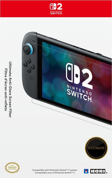 Actual product image HORI NSW2 Screen Protection Ultimativer Blendschutz offiziell lizenziert (Switch 2)