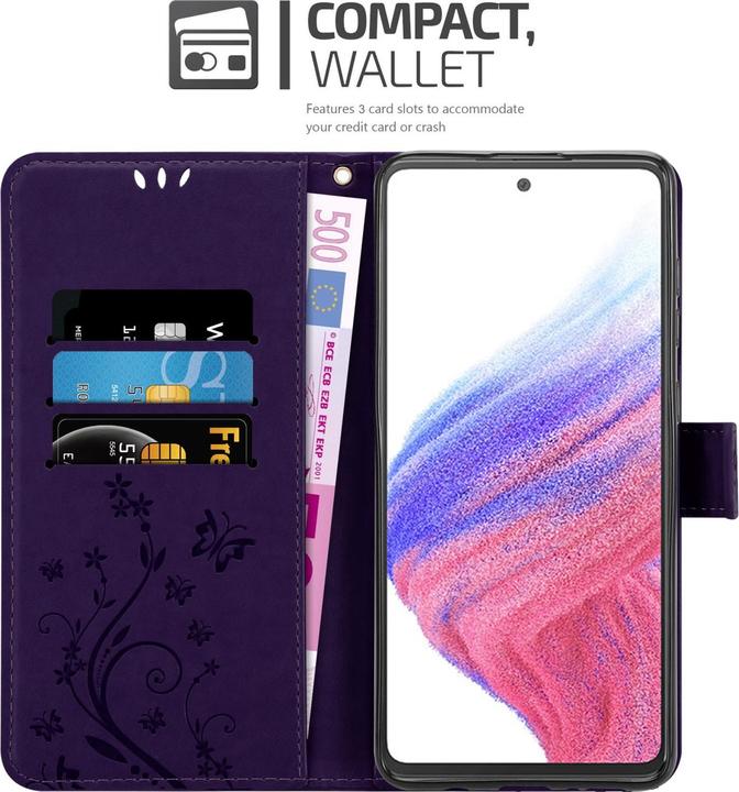 Immagine prodotto Cadorabo Custodia a libro a fiori per Samsung Galaxy A53 5G (Samsung Galaxy A53 5G)