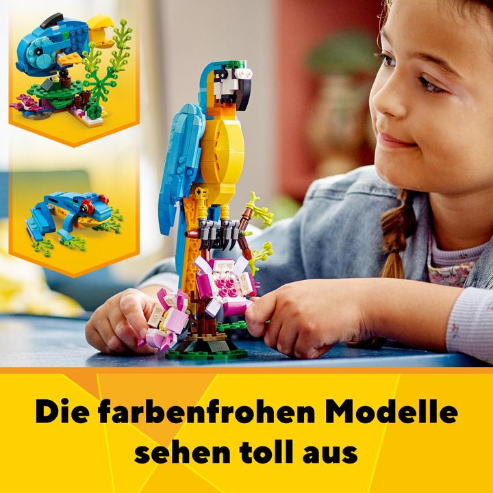 Produktbild LEGO Exotischer Papagei (31136, LEGO Creator 3-in-1)