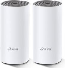 Actual product image TP-Link (DECO E4) Whole-Home Mesh Wi-Fi System, 2 Pack, Dual Band AC1200, 2 x LAN on each Unit
