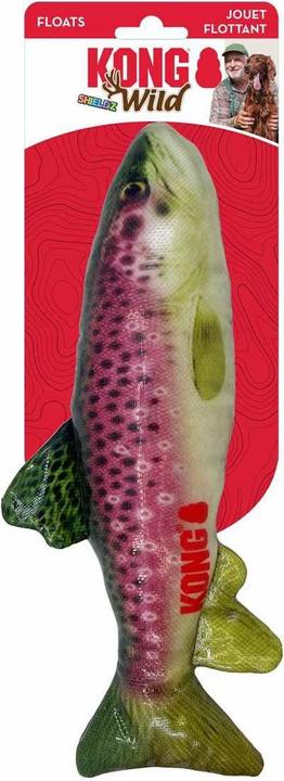 Produktbild KONG Wild Shieldz Trout M 28x13x6cm (Wurfspielzeug Hund)