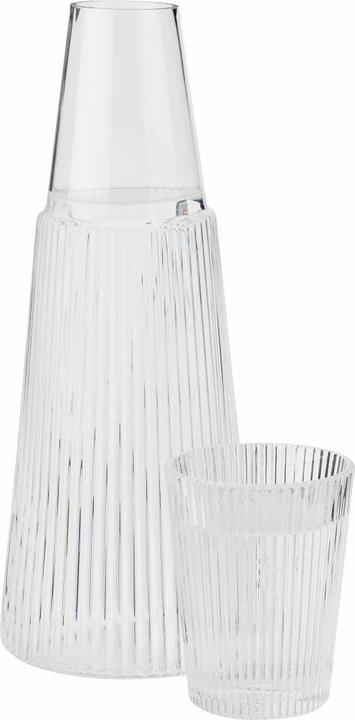 Stelton Pilastro carafe avec verre 1 l (x-507) (1 l)