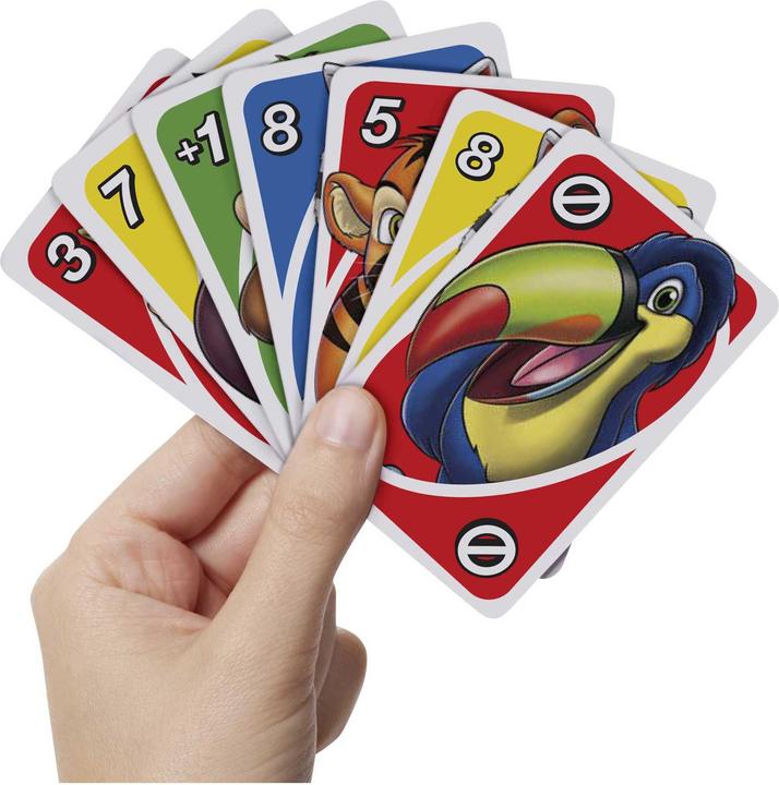 Actual product image Mattel Games Uno Junior (English, German, French, Italian)