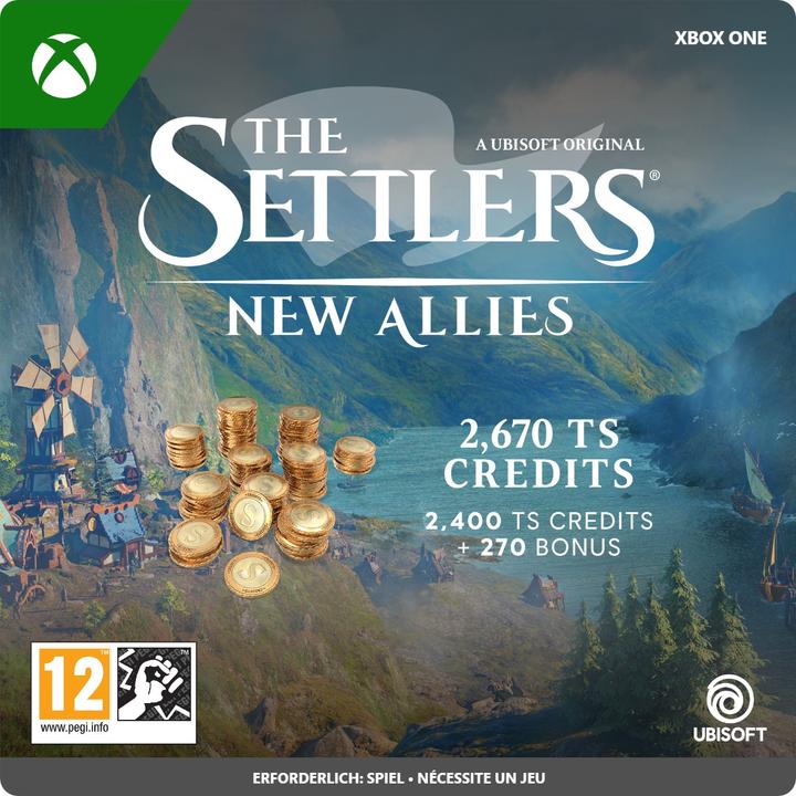 Produktbild Microsoft Xbox The Settlers New Allies Virtual Currency 2670 Credits Download Code