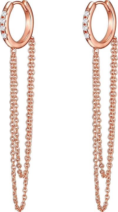 Glanzstücke München Damen Sterling Silber Zirkonia roségold - 23716 (Sterling Silber)