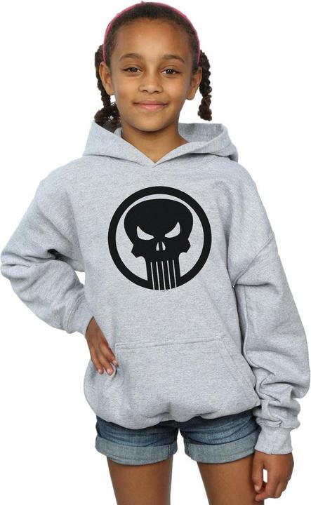 Produktbild The Punisher Skull Circle Kapuzenpullover Mädchen (128)