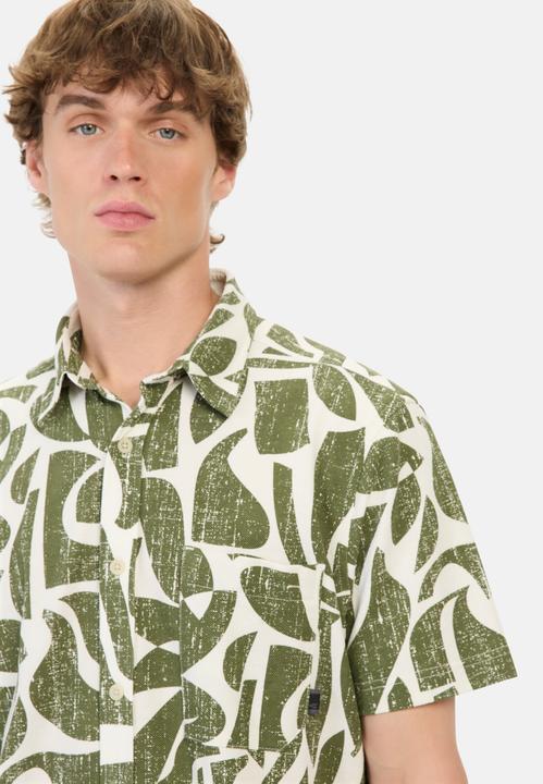 Immagine prodotto Camel Active Kurzarm-Hemd aus Piqué-Baumwolle (L)
