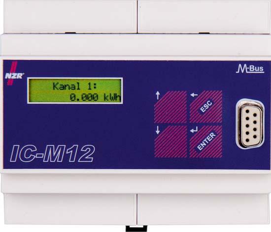 Actual product image NZR IC-M12-LP Pulse converter M-BUS for 2 pulse encoder counters 4651