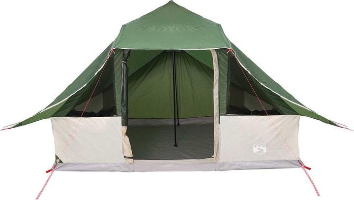 Produktbild VidaXL Familienzelt Tipi Grün 10-Personen Wasserfest (7.40 kg, 9+ Personen)