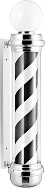 Bate Barber Pole Silber 95 cm