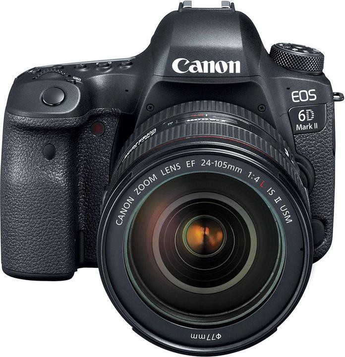 Canon EOS 6D Mark II (24 - 105 mm, 26.20 Mpx, Volledig formaat)