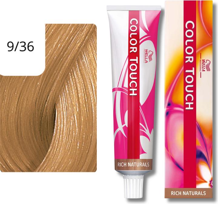 Actual product image Wella Color Touch Rich Naturals (9/36 light blonde gold-violet)