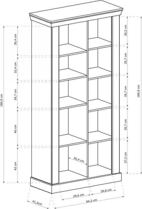 Produktbild Konsimo Vetis (97 x 198 x 42 cm)
