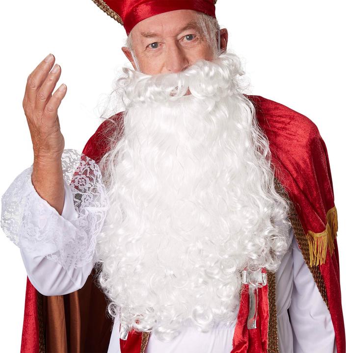 tectake Costume Fake Beard Santa Claus wig&beards 1