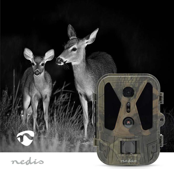 Actual product image Nedis Wildlife Camera - 4K@10fps - 50 MPixel - 8 MPixel CMOS - IP65 - Black No-Glow IR - Night