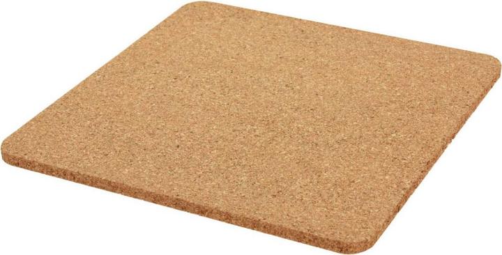 Cork coasters, square, 6 pieces. (6 x)