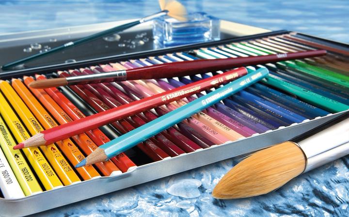 Actual product image STABILO aquacolor watercolour crayon (Multicoloured, 12 x)