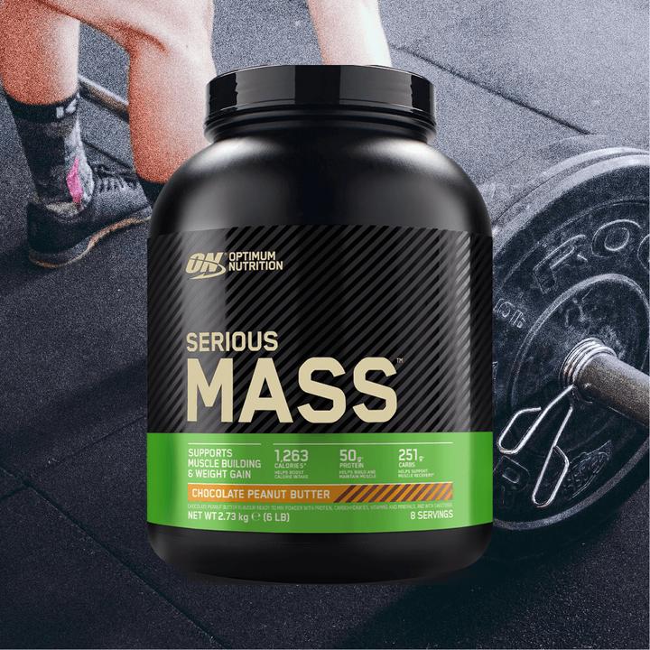 Actual product image Optimum Nutrition serious mass (Chocolate, Peanut Butter, 1 pcs., 2722 g)