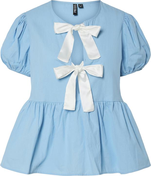 Actual product image Pieces PCGOLLY top with puff sleeves (M)