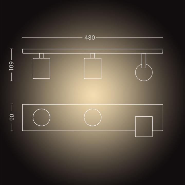Image du produit Philips Hue Runner d'ambiance blanc (1200 lm, GU10)