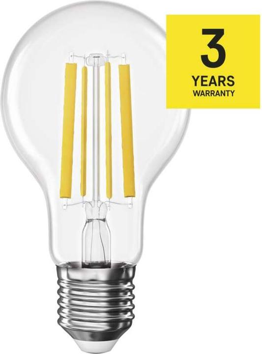 Image du produit Emos Ampoule LED filament A60 / E27 / 10,5 W (100 W) / 1521 lm / Blanc chaud (E27, 10.50 W, 1521 lm, 1 x, D)