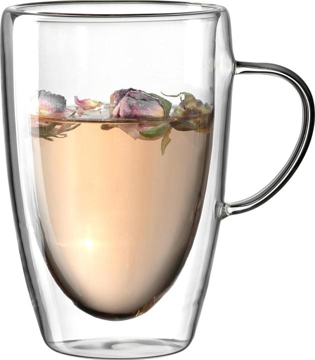 Actual product image Leonardo Coffee cup Duo 400 ml, 4 pieces, Transparent (400 ml, 4 x)