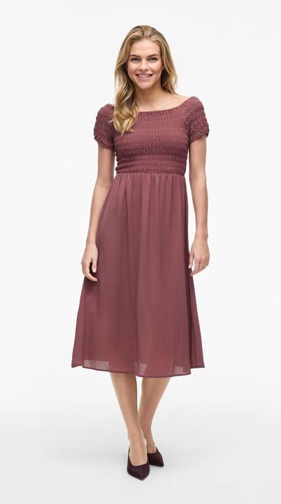 Actual product image Vila VIRITA Midi Gesmoktes Kleid (40)
