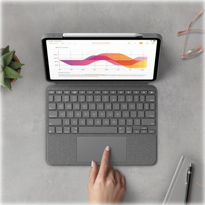 Immagine prodotto Logitech Combo Touch Per Ipad (10a Generazione) (Ing. Int., iPad 2022 (10a generazione))