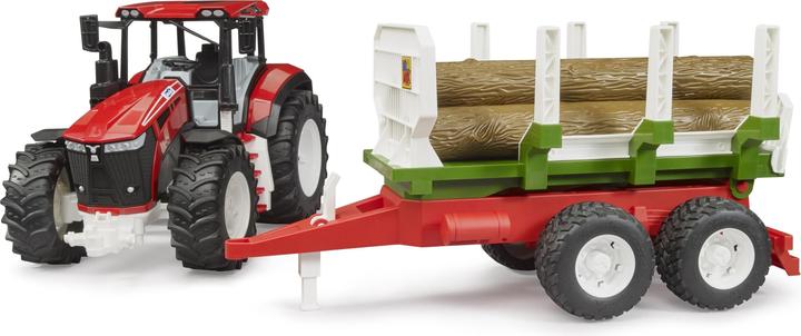 Image du produit Bruder Tracteur Roadmax avec remorque forestière