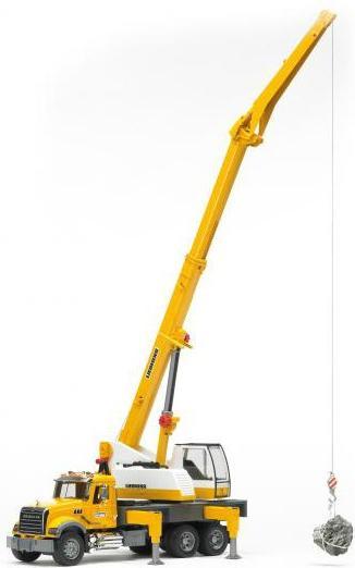 Actual product image Bruder Liebherr crane truck