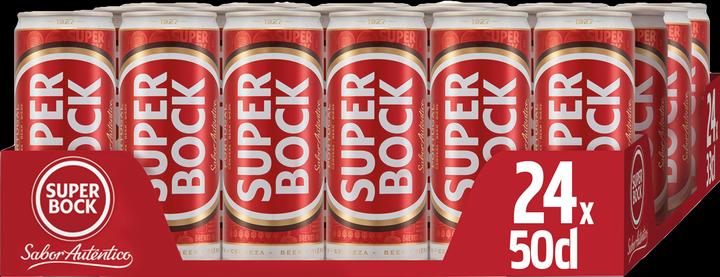 Actual product image Super Bock Beer can crate / (24 x 50 cl)