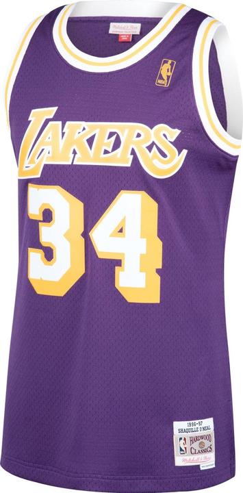 Image du produit Mitchell & Ness NBA Los Angeles Lakers 1996-97 Swingman Shaquille O'Neal Maillot Hommes (L)