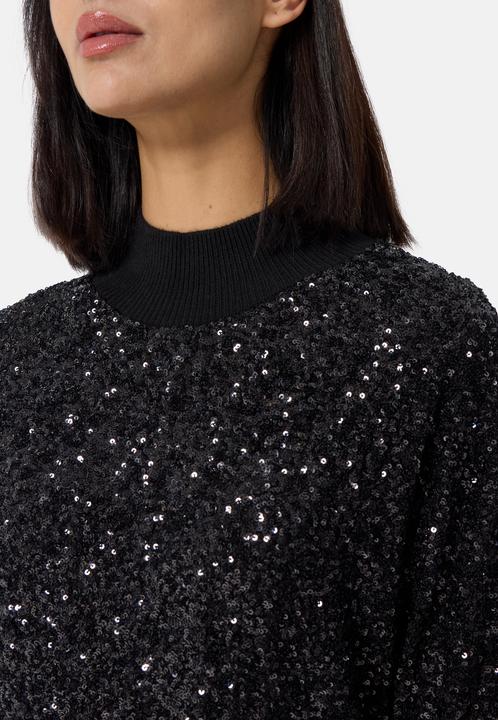 Immagine prodotto Cash-Mere Kaschmir Rundhals Pullover mit Pailletten (XS)