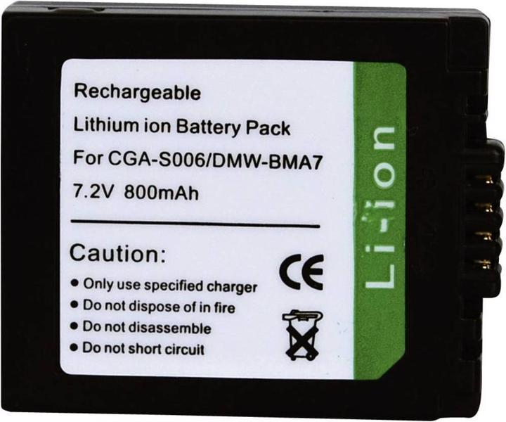 Immagine prodotto Panasonic CGR-S006E/1B, Batteria (Batteria della fotocamera)