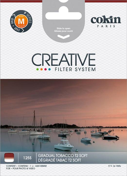 Immagine prodotto Cokin X125S Filtro graduato tabacco 2 morbido (130 mm, Filtri graduati grigi, 130 mm)