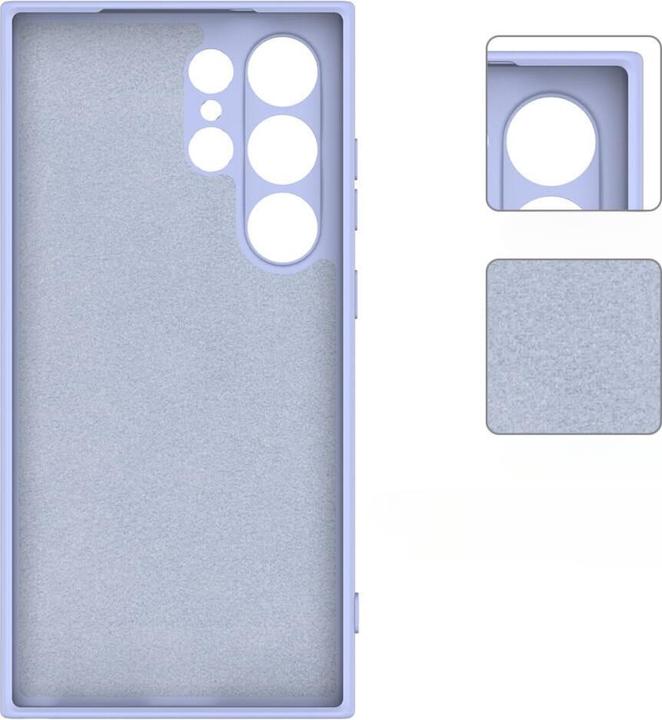 Produktbild Cover-Discount Silikon Gummi Hülle violett (Samsung Galaxy S24 Ultra)