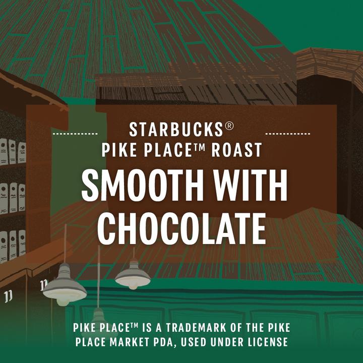 Actual product image Starbucks Pike Place Roast by Nespresso Medium Roasts (10 x Port.)
