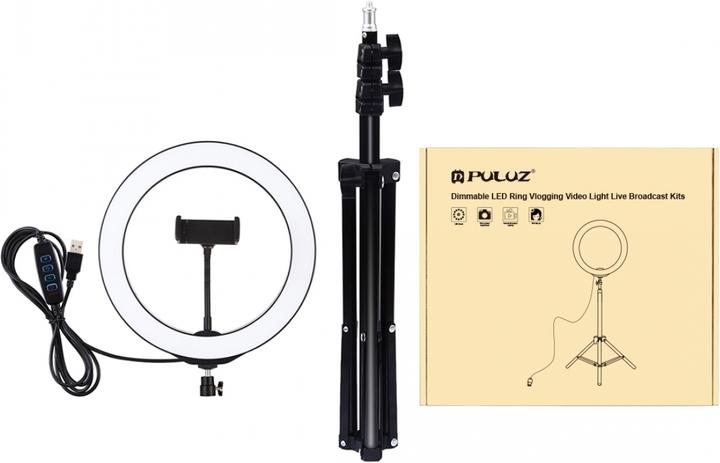 Produktbild Puluz PKT3035 Selfie Videoleuchte 26cm (Ringleuchte)
