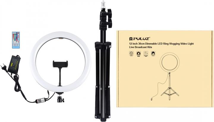 Produktbild Puluz PKT3050EU RGB Selfie Videoleuchte 30cm (Ringleuchte)
