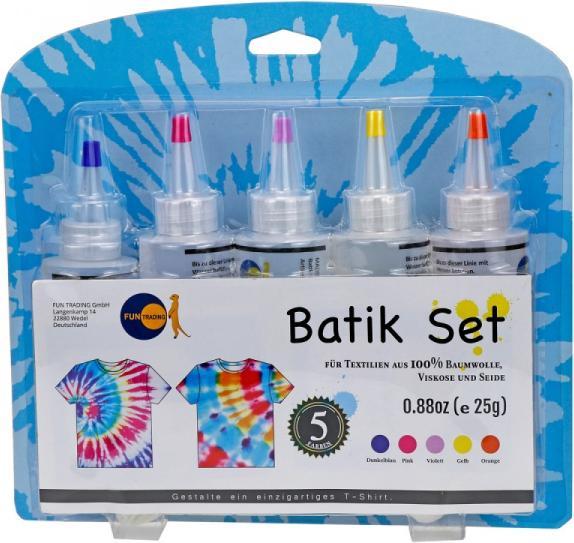 Produktbild Fun trading Batik Farben Set (Multicolor)