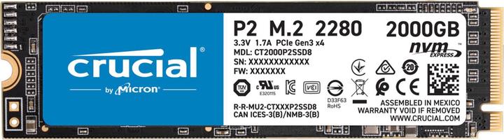 Crucial P2 (2000 GB, M.2 2280)