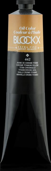 Actual product image BlockX Extra fine oil paint (Titanium chrome yellow, 200 ml)