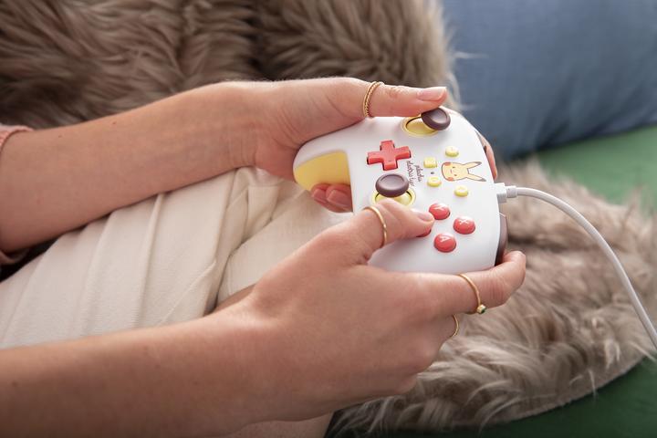 Image du produit PowerA Manette filaire améliorée pour Nintendo Switch - Type électrique Pikachu (Switch)